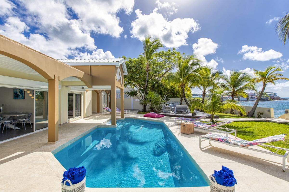 9_Location villa 4 chambres Beacon Hill Saint Martin - vue ensemble